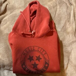 Music City Nashville Hoodie Burnt Orange